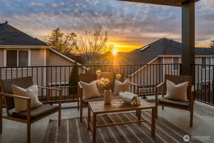 Deck on main off living area