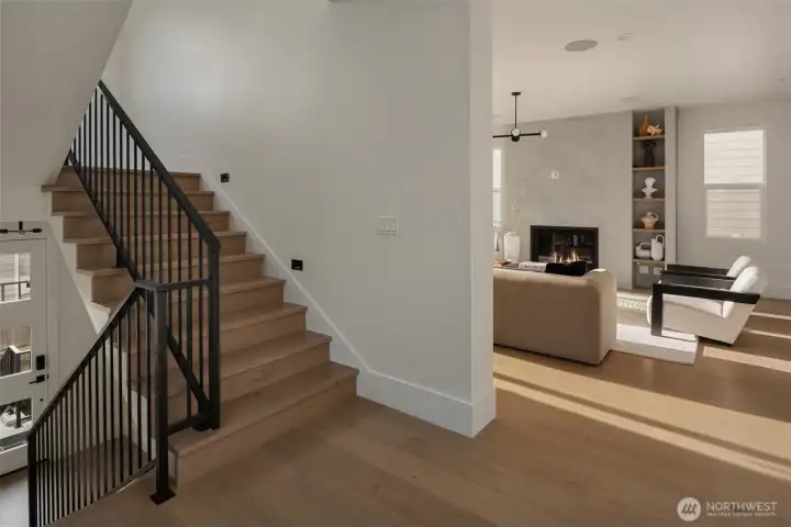 Staircase on main level