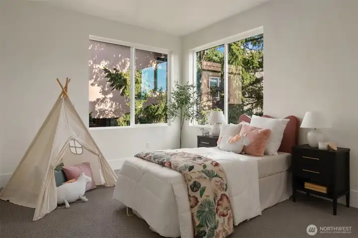 Second bedroom on upper level