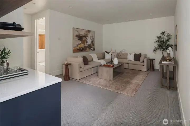 Lower level bonus room