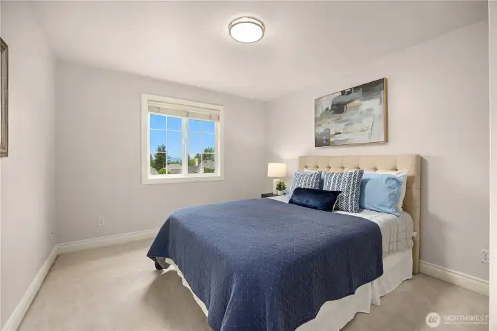Upstairs guest bedroom.