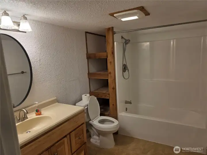 Updated remodeled full bath room