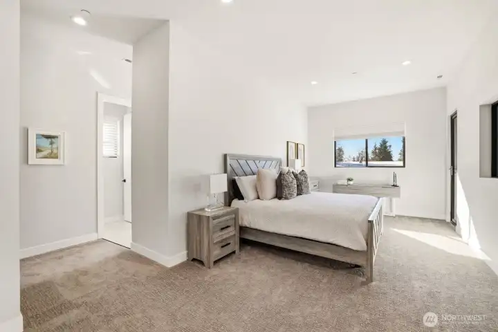 Your primary suite is an oasis!