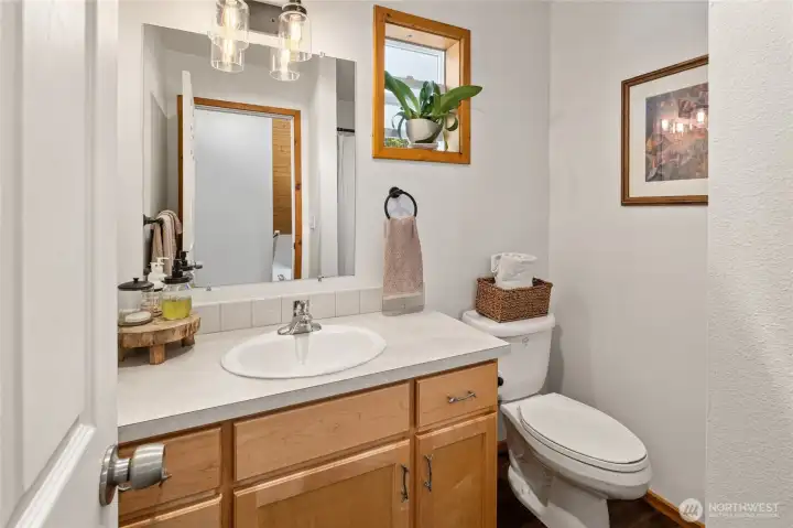 Upper level bathroom