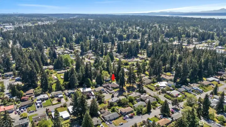 SW 400' drone view
