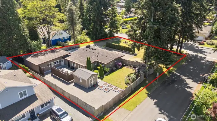 Facing SW approx property lines (buyer to verify)