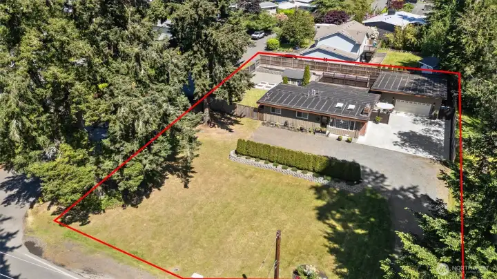 Facing NE approx property line (buyer to verify)