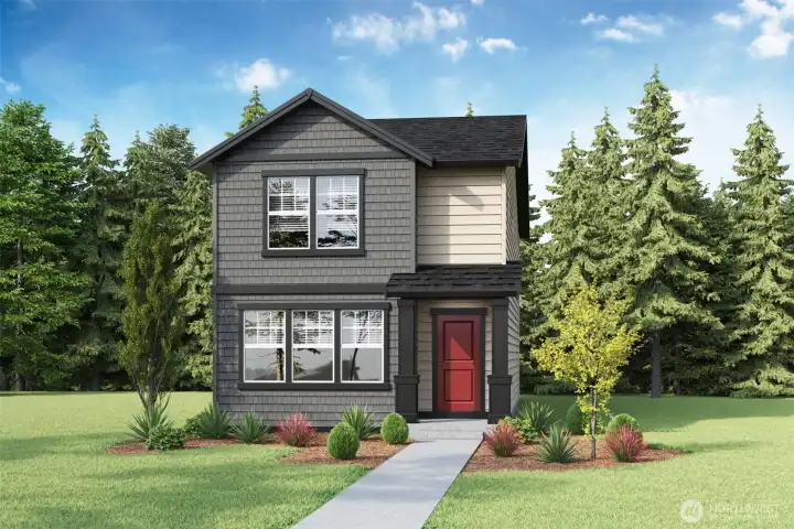 Front elevation of home