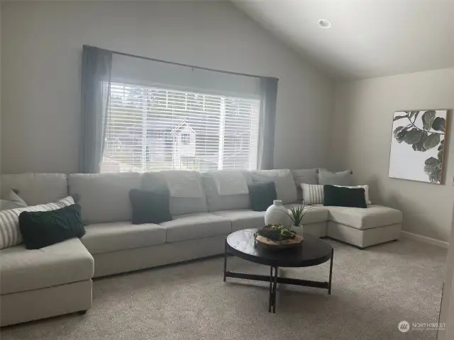 Photo of same floorplan on previous model home - Bonus room