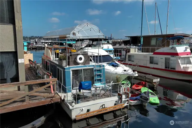 Superior end of dock location for quick easy access to parking and local amenities