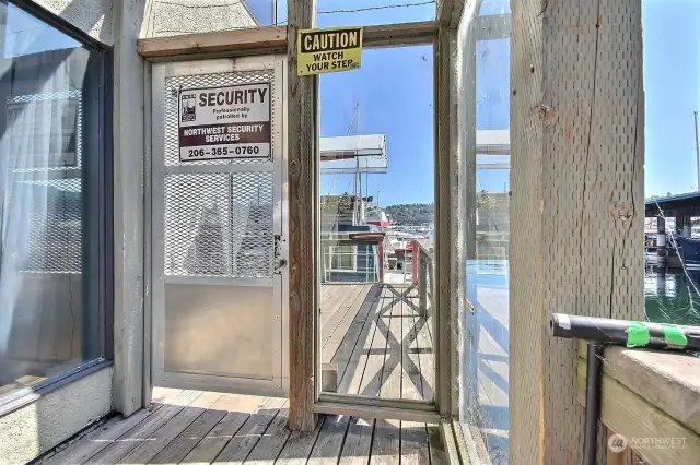 Secure, gated dock access.