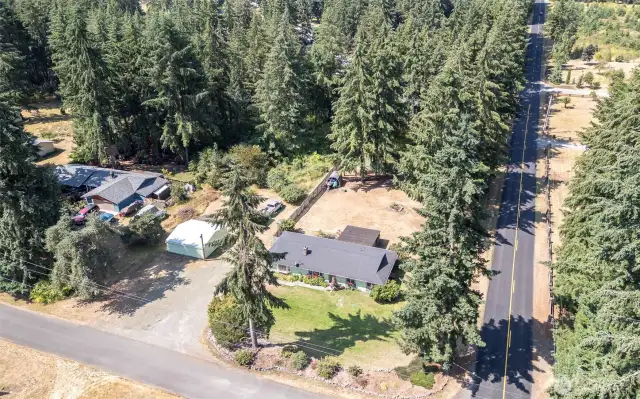 Drone View Of Lot
