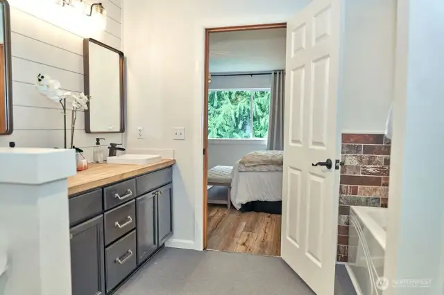 Master Bathroom with Generous Walk-In Closet