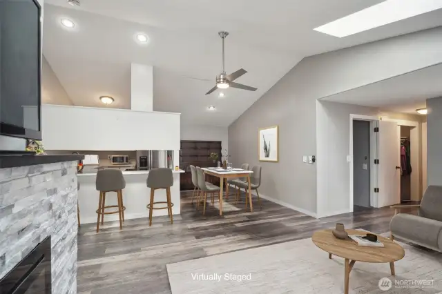 Great Room/Kitchen/Eating Area