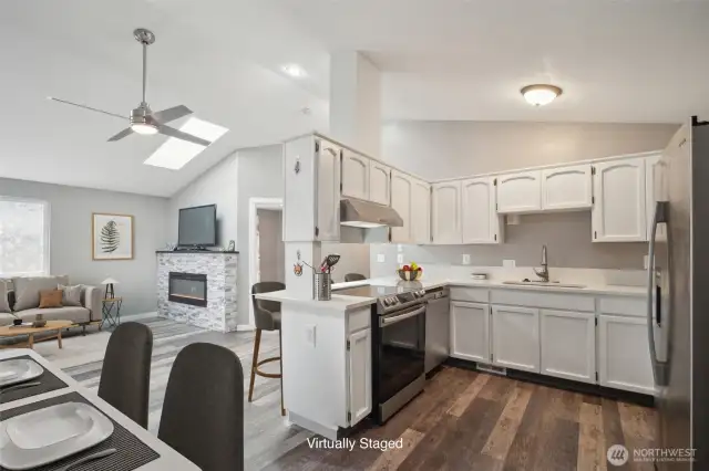 Great Room/Kitchen/Eating Area
