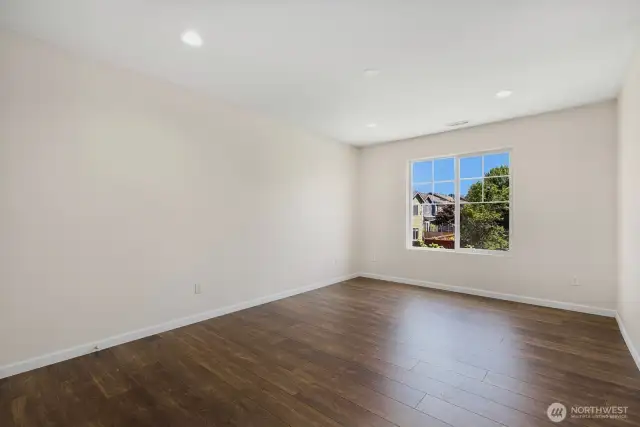 Upper level loft space, staging has been removed.