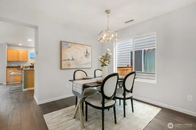 Formal dining room.