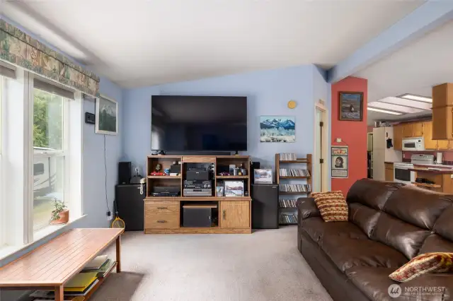 Living room from the entry way.