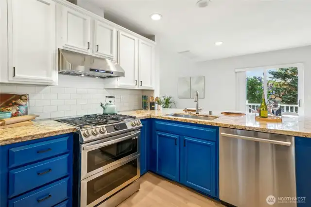 Elegant kitchen with stylish finishes.