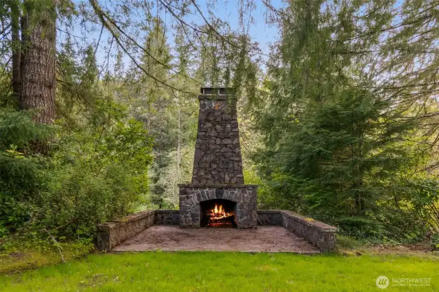 Outdoor Fireplace