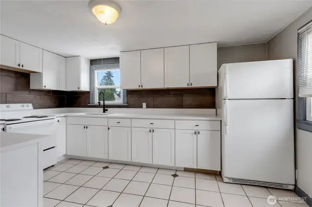 New cabinetry in the detached unit