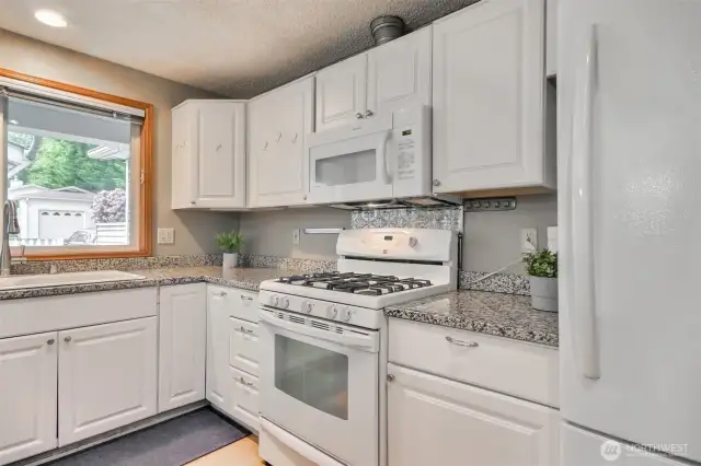 White cabinets