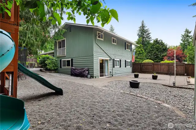 Play Structure and Trampoline stay