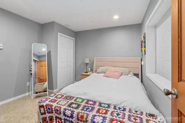 2-BEDROOM APARTMENT 2nd lower level Suite with a walk-in closet and private bathroom.