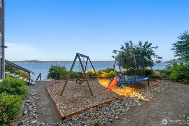 One of two different flat play areas.