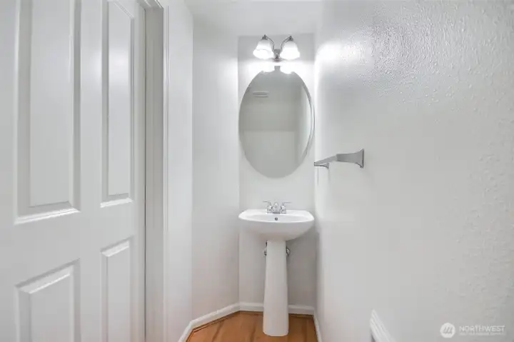 Main floor half bath