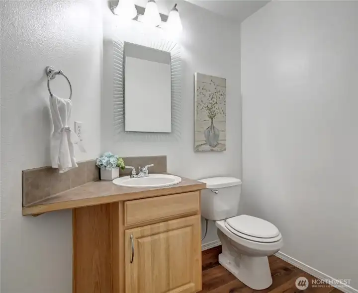 Gorgeous Half Bath on Main Floor