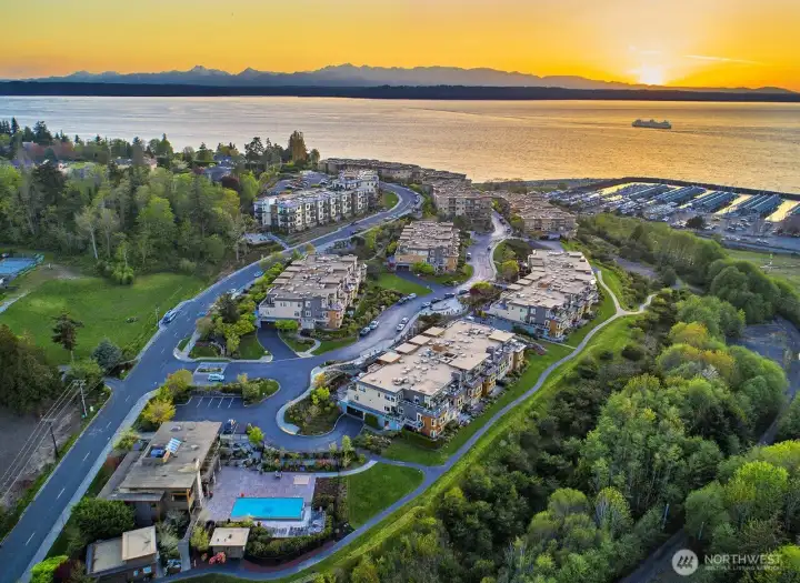 Welcome to iconic Point Edwards, perched on the bluff above Edmonds marina with breathtaking views of the Sound and Mountains. Building 61 is the 2nd building on the front row of buildings.