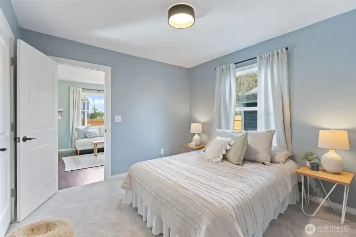 Main floor Bedroom / Office / Flex Space off Living Room