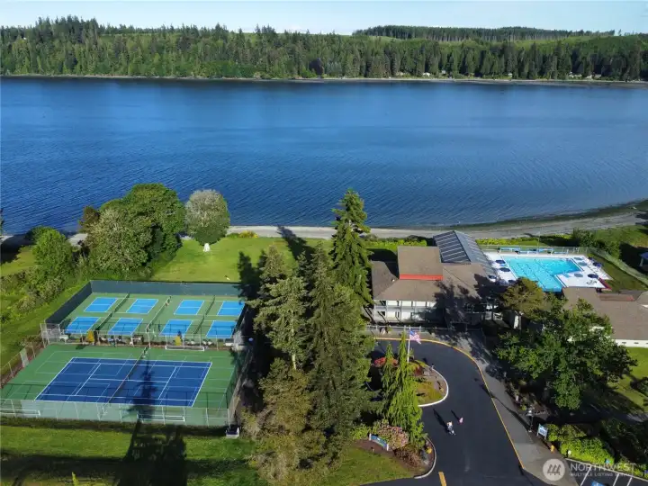Beach Club Courts, facility and pool