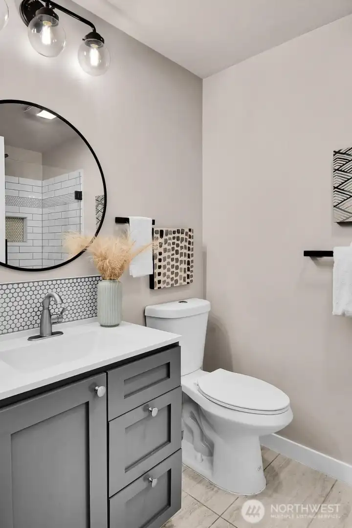 Hall bath was updated in 2021.