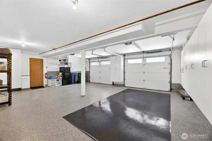 2 car garage - tons of storage and super clean.