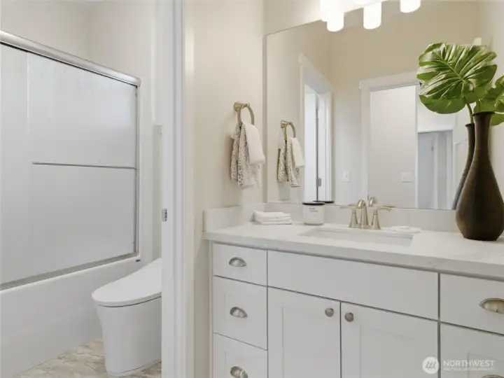 Main full bathroom