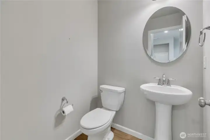 Main floor half bath