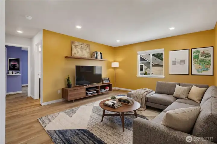 This room is virtually staged