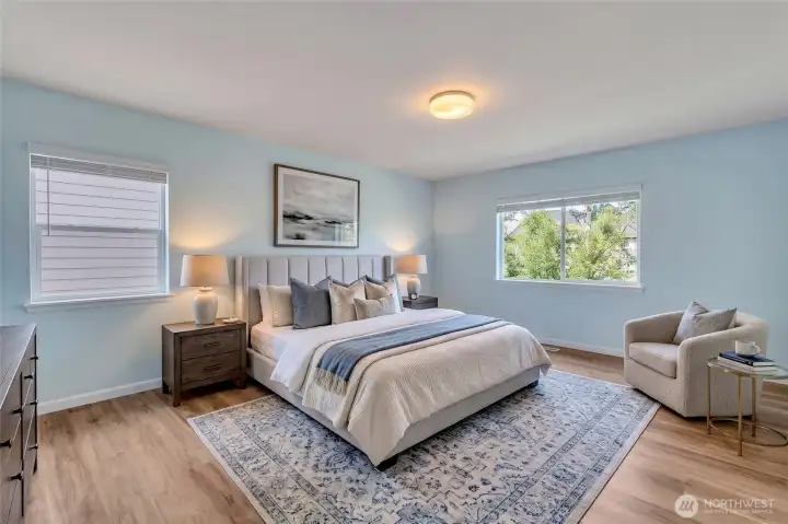 This room is virtually staged
