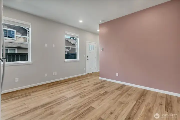 Nice size living room in mother in law apartment