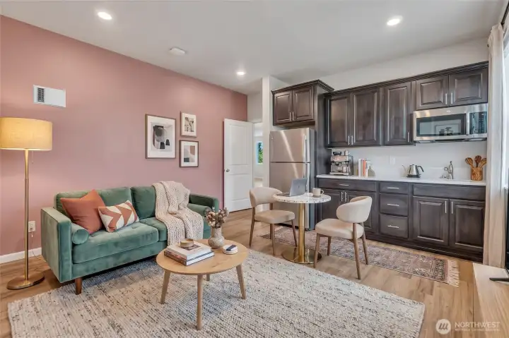 This room is virtually staged