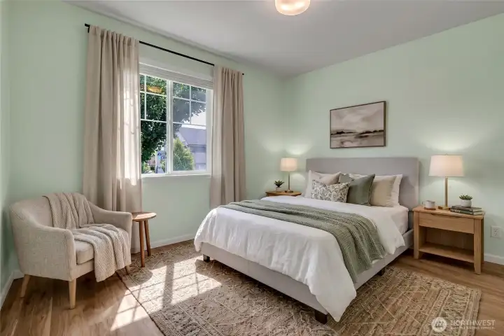 This room is virtually staged