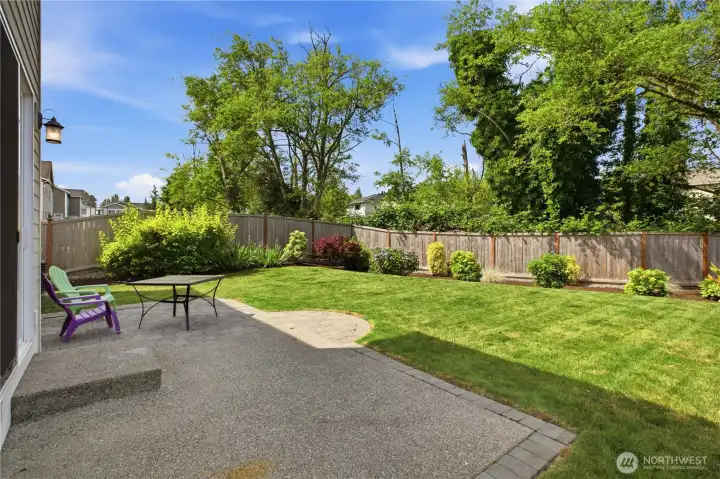 Expanded patio, perfect for entertaining