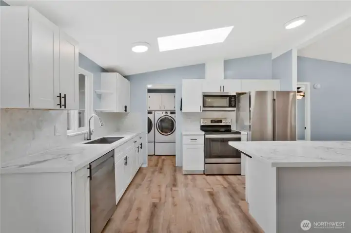 Completely remodeled kitchen