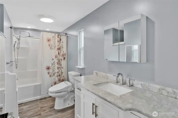 Completely remodeled Primary bathroom
