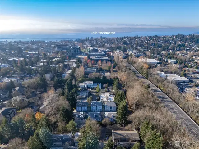 Just blocks from Kirkland Urban, yet tucked into a little corner that is very peaceful and quiest