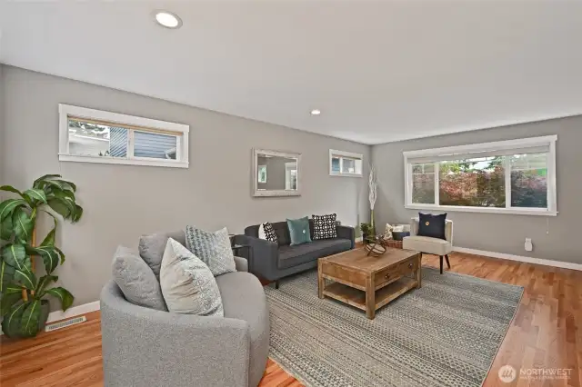 Second living area offers great entertaining potential.