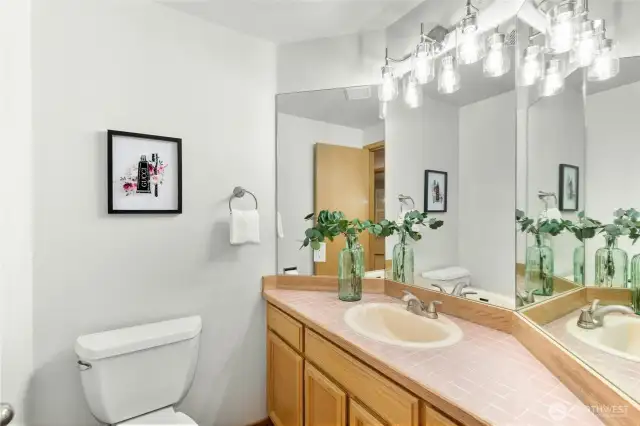 Main floor powder room.