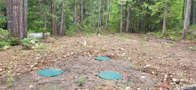 3 bedroom septic has been installed.